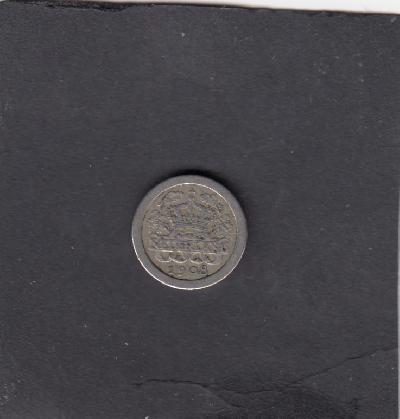 Beschrijving: 5 Cent WILHELMINA  